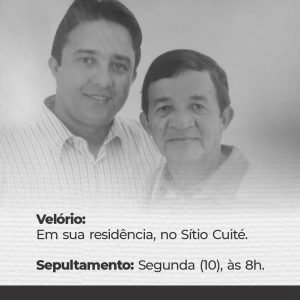 Nota de Pesar pelo falecimento do pai do vereador e presidente Melqui Gomes