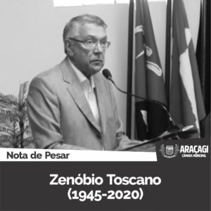 Nota de pesar pelo falecimento do prefeito de Guarabira, Zenóbio Toscano